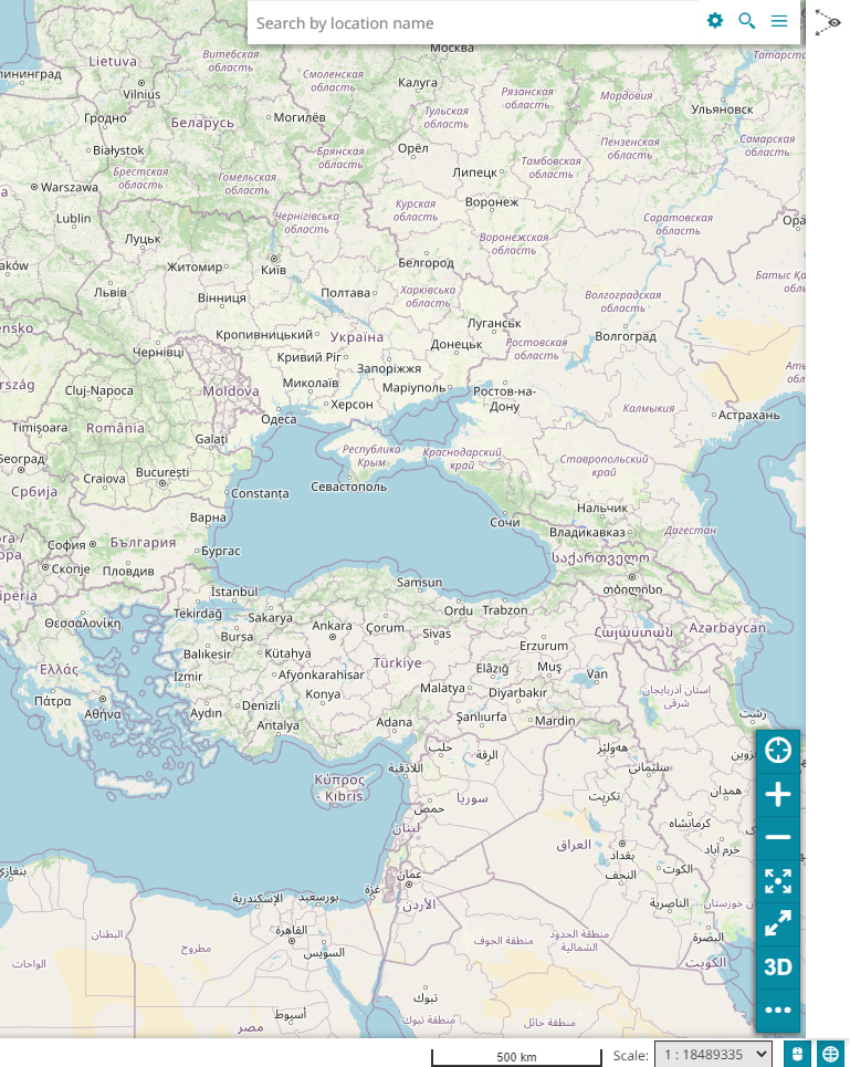 Map view on Sidebar cover the Burger Menu · Issue #8783 · geosolutions ...