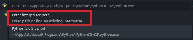 VS Code claiming that python isn't installed even when an interpreter ...