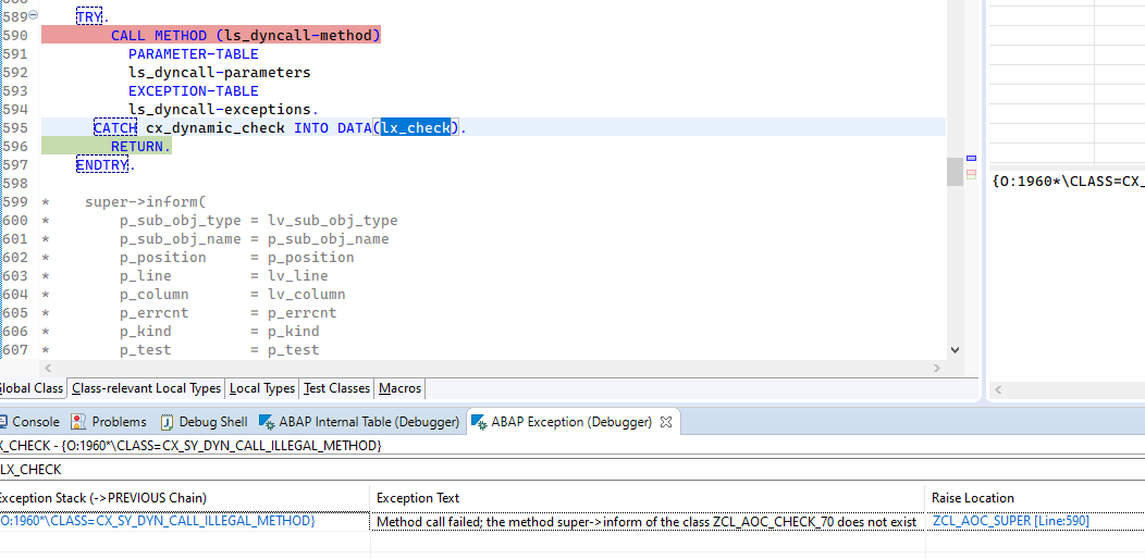 CHECK 02 and 07 fail to dump on ABAP 7.54 · Issue #932 · larshp ...