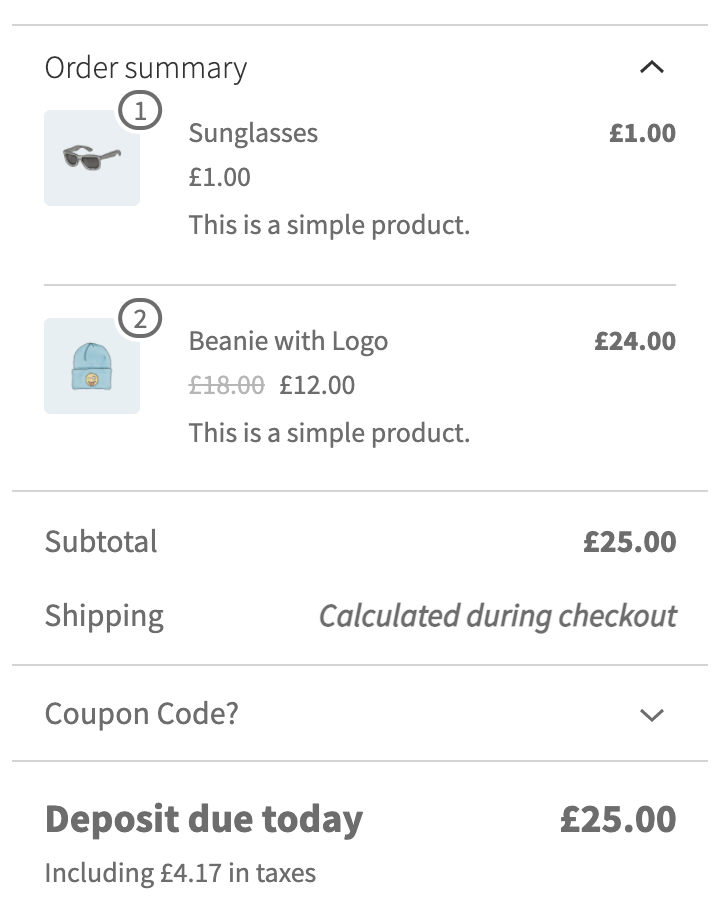 Snackbar notices after