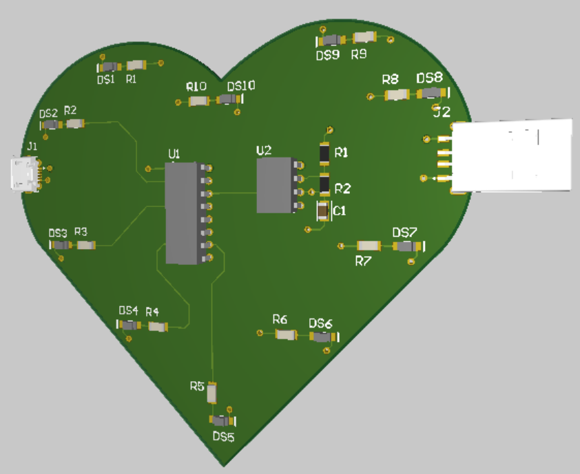 GitHub alisyak/LEDChaser Running LED lights, PCB and circuit design.