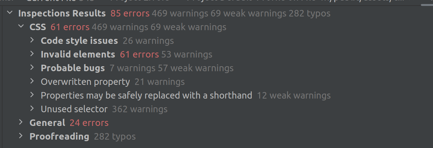 Idea shows there are errors in material-dashboard.css file · Issue #219 ...