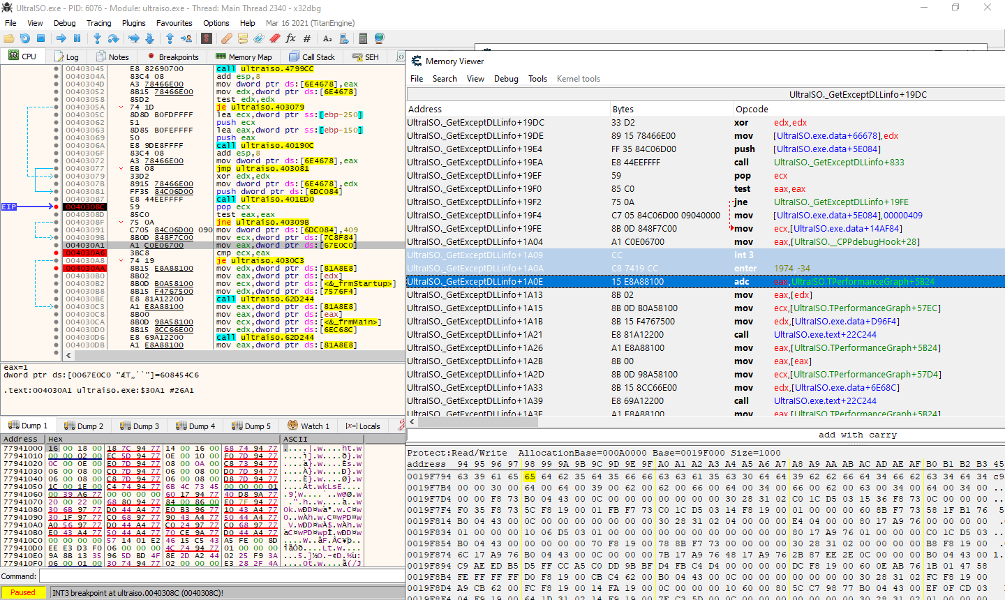 X86 Win32 Reverse Engineering Cheat Sheet Pointer
