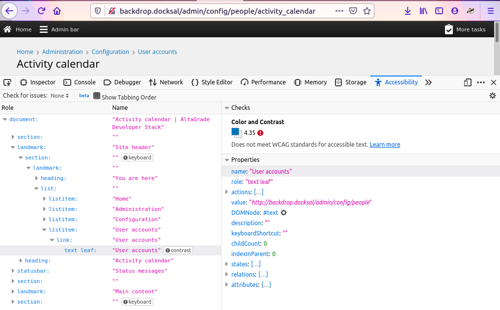 [A11Y] Enhance contrast between color and background for breadcrumbs and sortable column