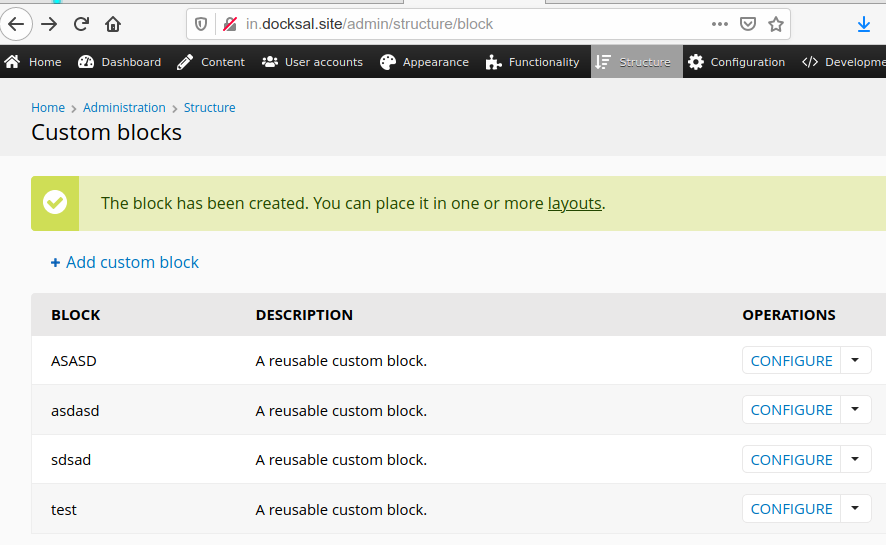[UX] Allow custom blocks to be placed to layouts/regions from the block ...