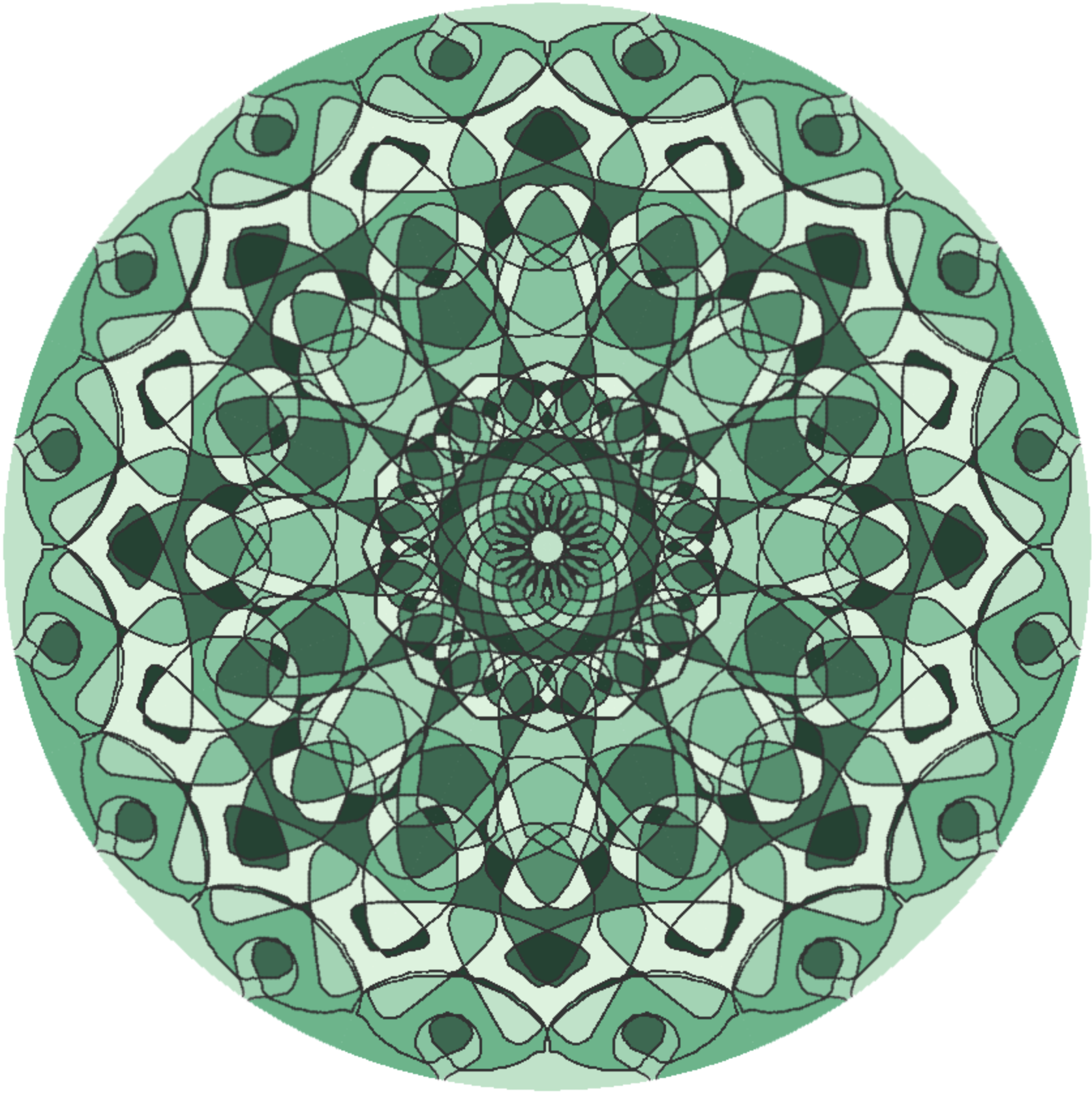 GitHub - jonasrundberg/mandala: Automatic color mandala generator