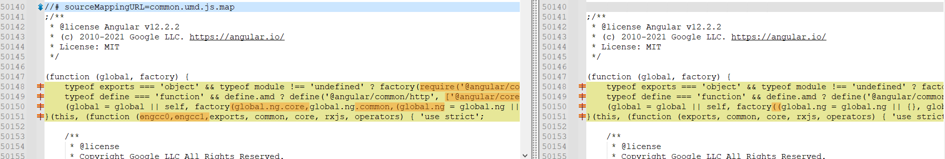 Build files from gitlab pipeline different to local build files · Issue ...