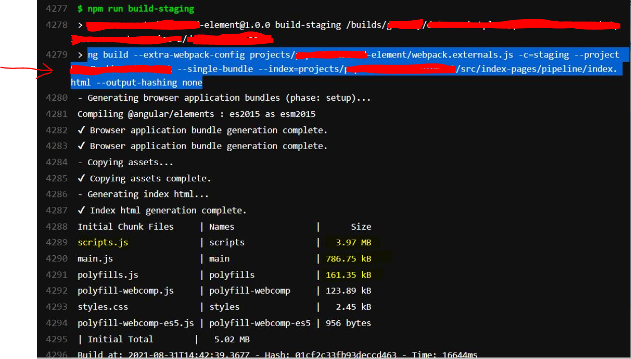 Build files from gitlab pipeline different to local build files · Issue ...