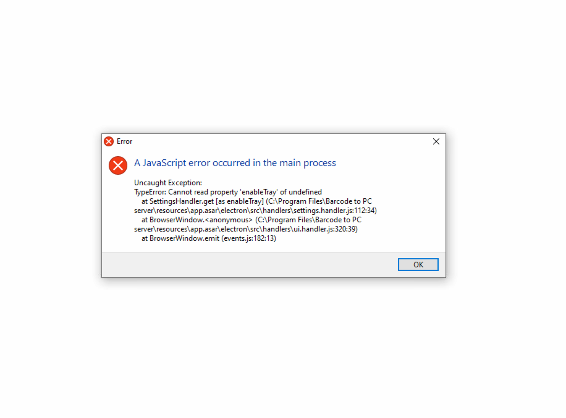 Blank page issue · Issue #268 · fttx/barcode-to-pc-server · GitHub