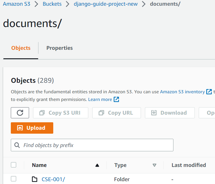 AWS Bucket Structure
