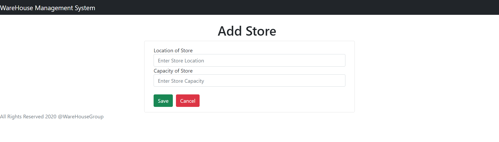 GitHub - MVIUdani/WareHouseManagementSystem