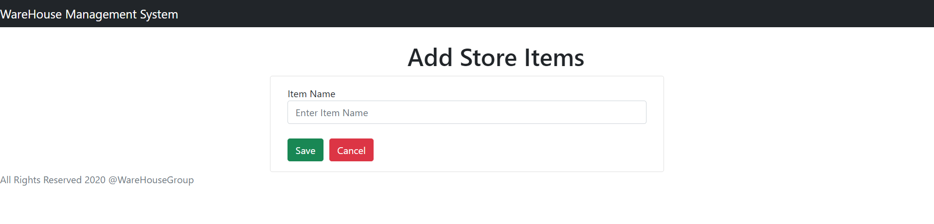 GitHub - MVIUdani/WareHouseManagementSystem