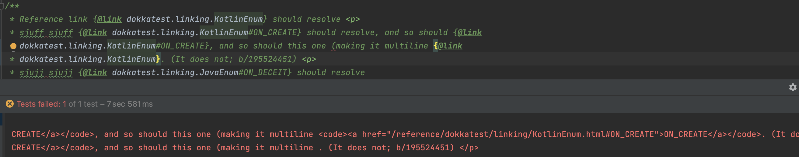 Line break in `{link` breaks link · Issue 3198 · Kotlin/dokka · GitHub