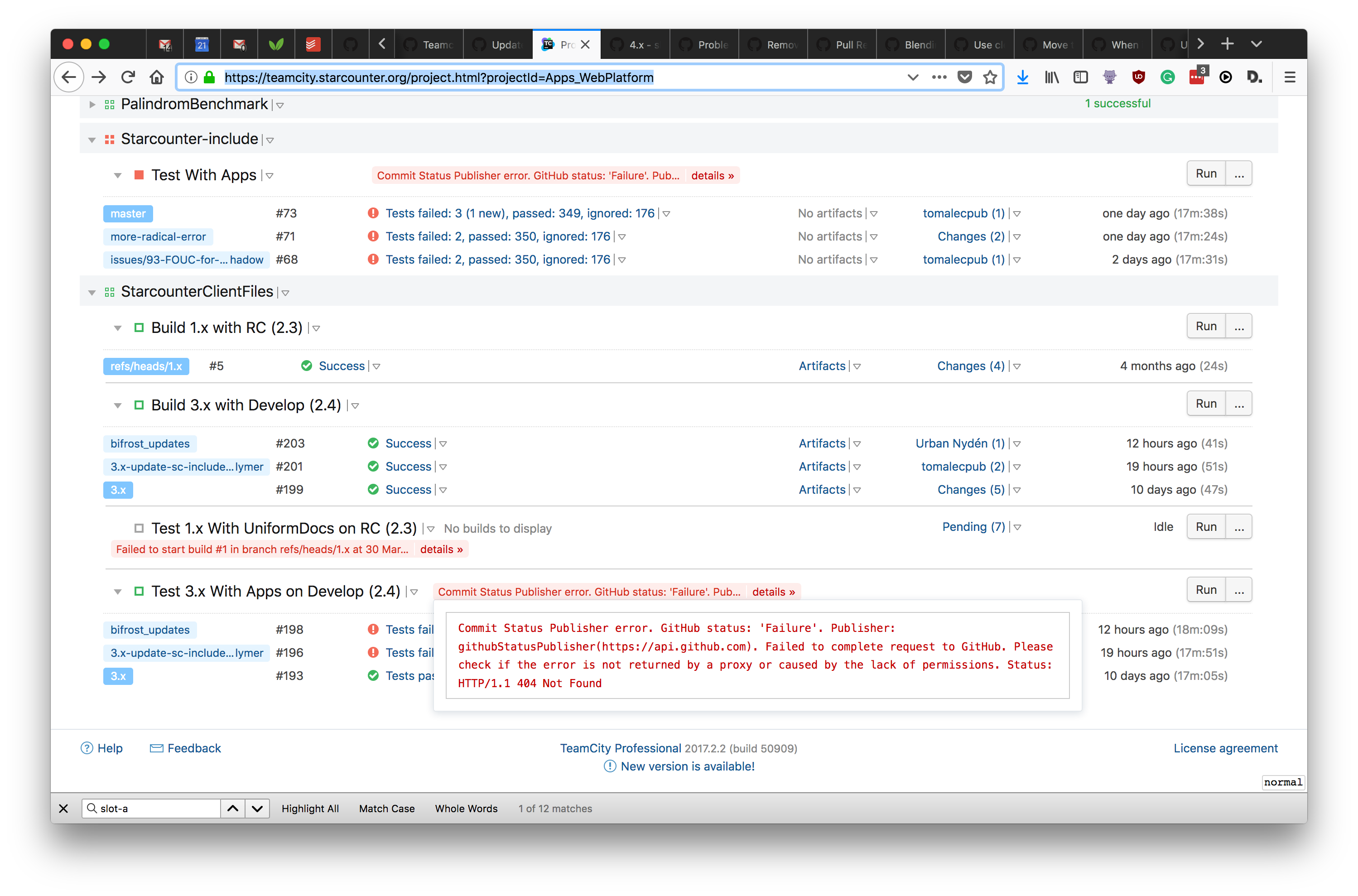 The build results do not notify GitHub properly · Issue #121 ...