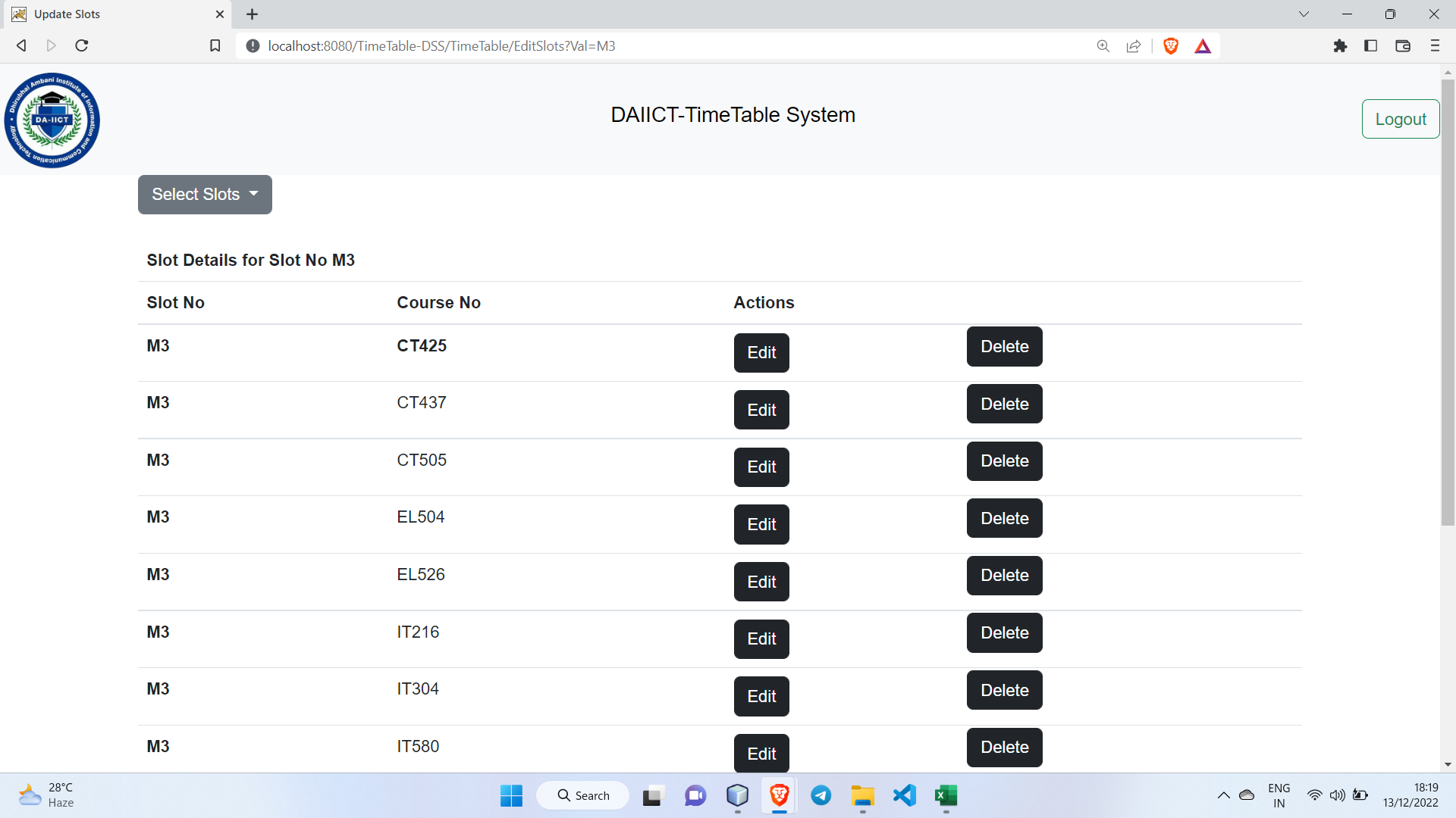 GitHub - KabirKanjani/TimeTableSys