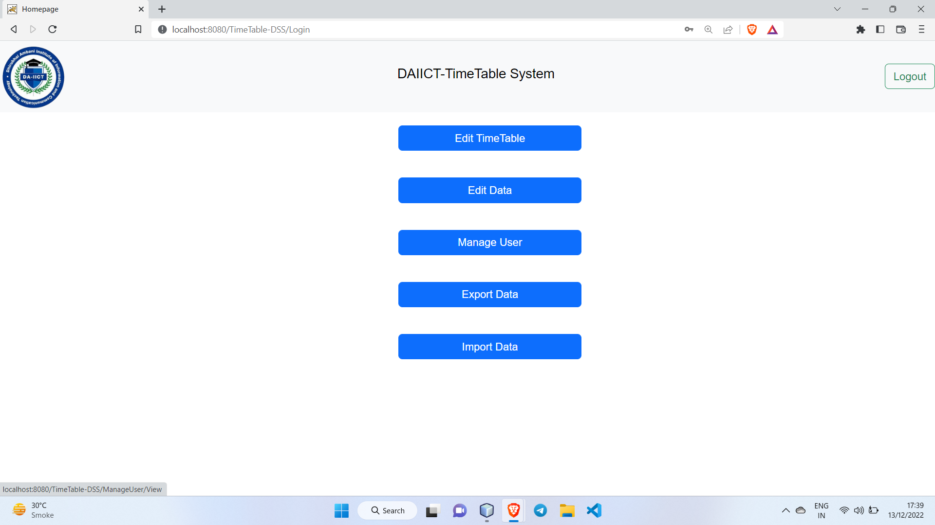 GitHub - KabirKanjani/TimeTableSys