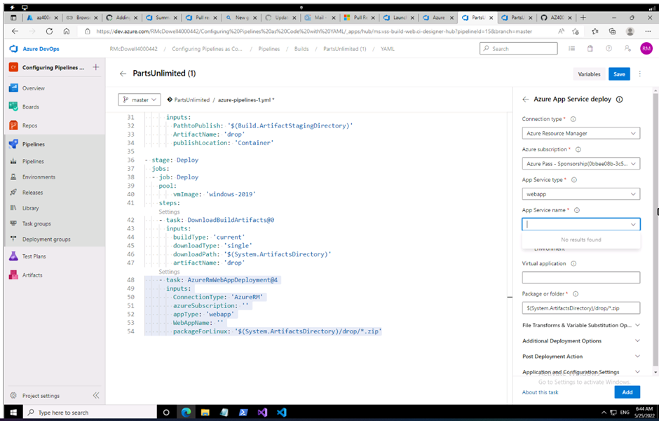 In all Release pipelines, Azure resources not auto populating after ...