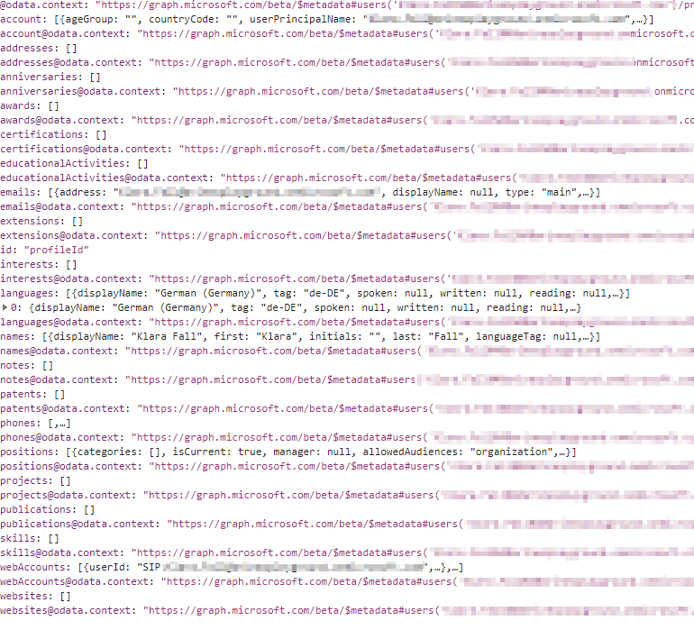 Search Results - Not possible to display mgt-get response fields ...