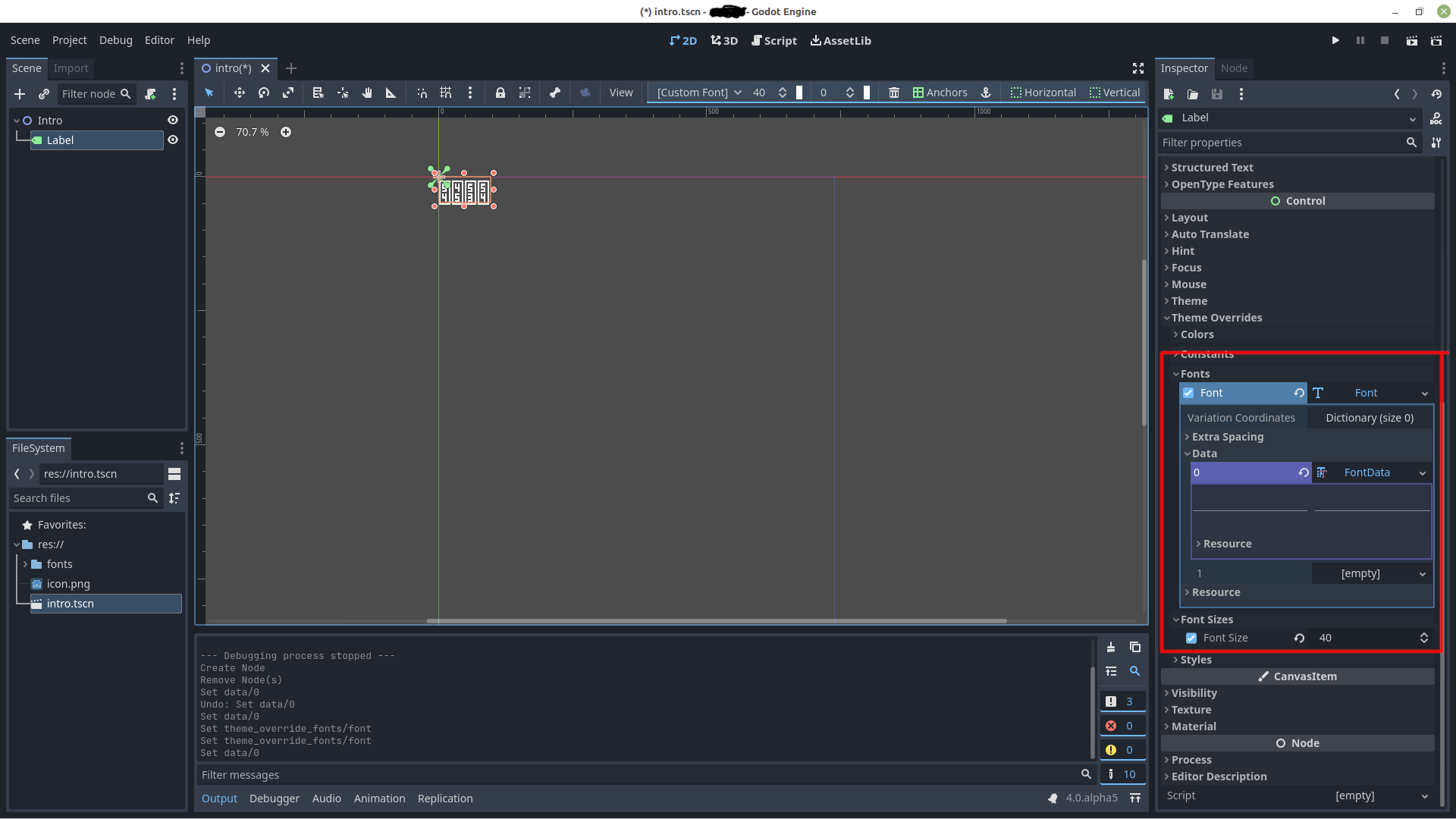 Font / Inspector · Issue #59790 · godotengine/godot · GitHub