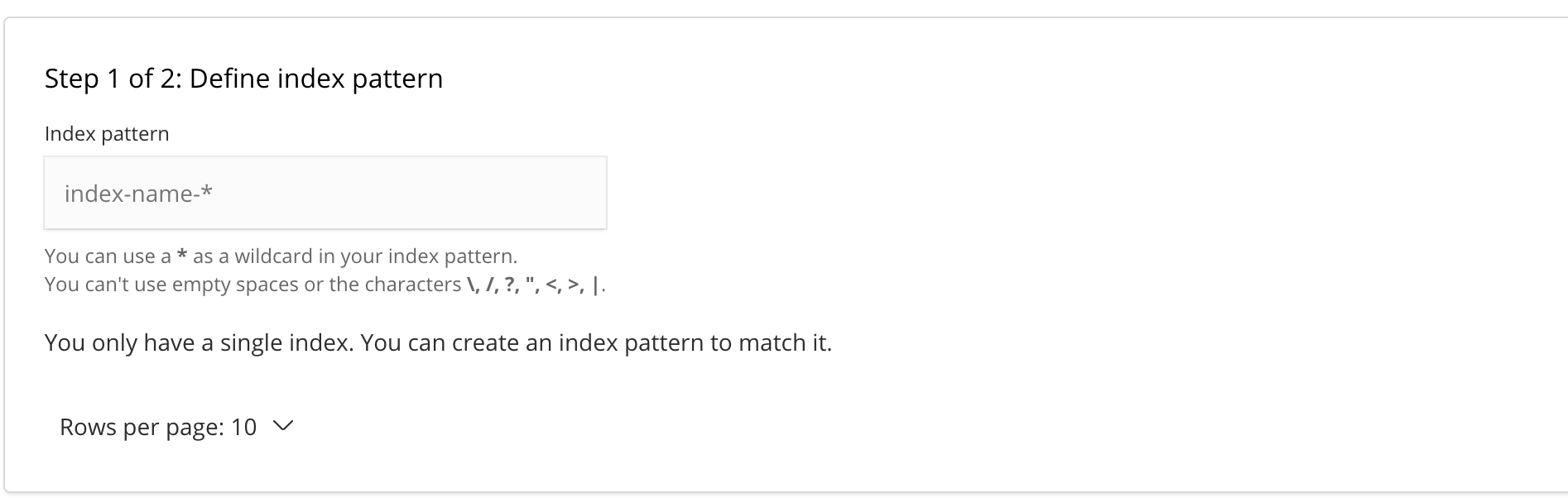 [Management] Messaging on index pattern creation with no indices ...