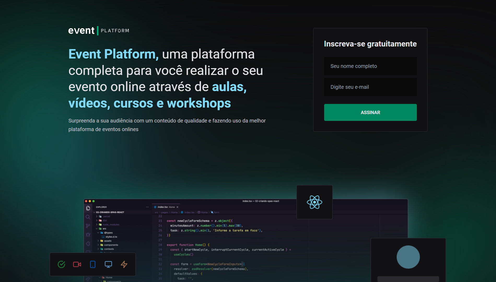 GitHub - davilucena222/event-platform: Event Platform is a complete web ...