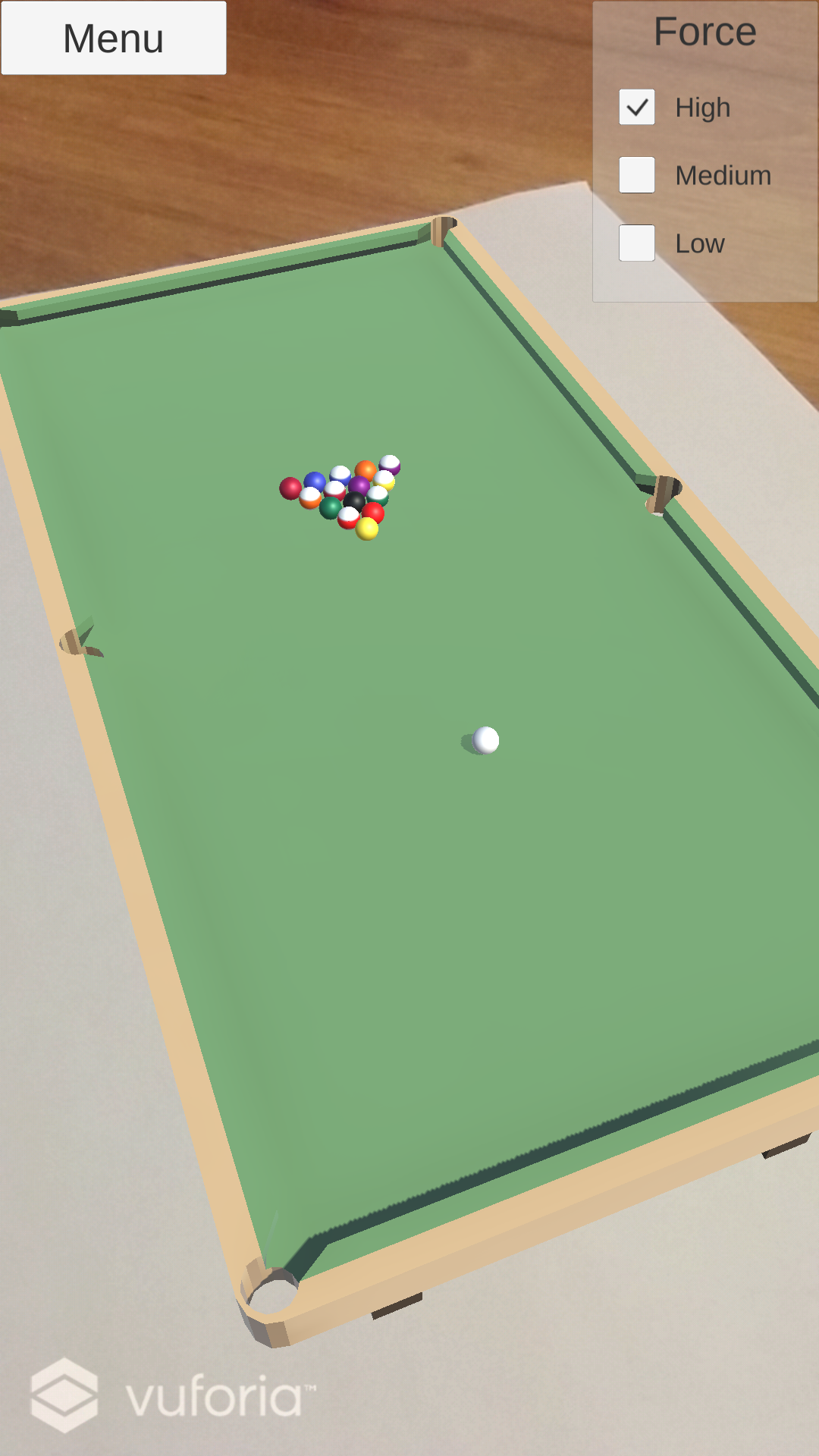 GitHub SanttuA/ARBilliard Simple AR billiard simulator made with
