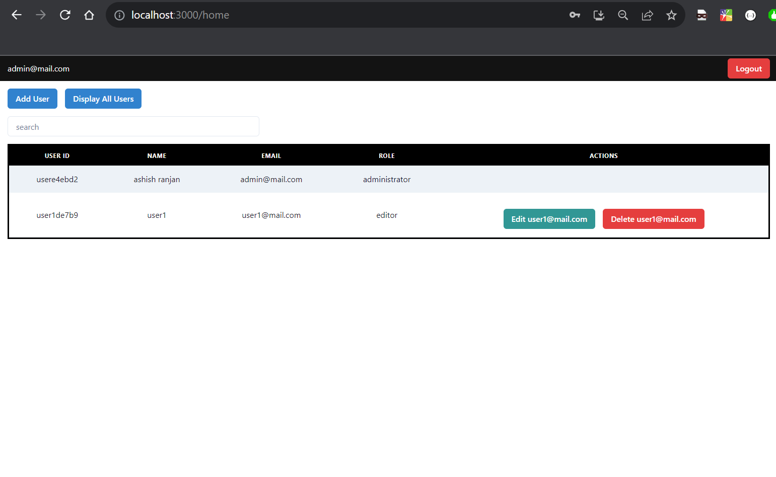 GitHub - a2rp/user-management-dashboard: React.js, Node.js, Chakra UI