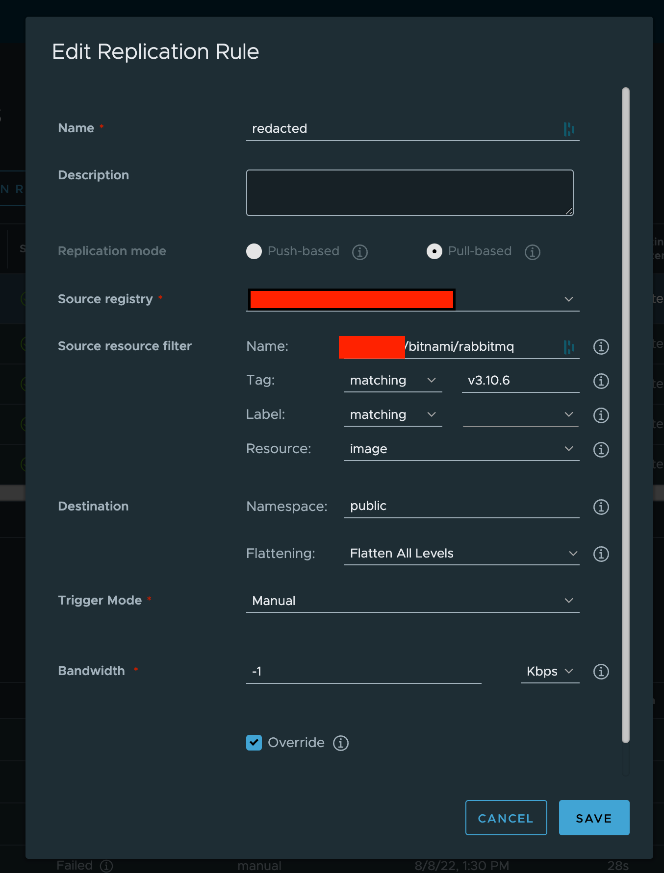 Replications: failing to list artifacts in repository · Issue #17354 ...