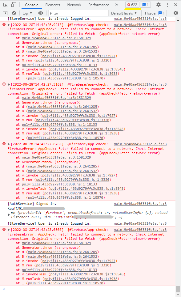 2022-08-28 appCheck console tab