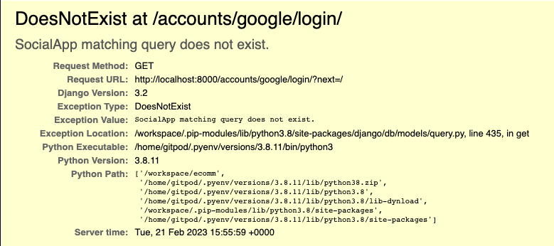BUG TITLE: Google signin not working · Issue #47 · mjjstockman/ecomm ...