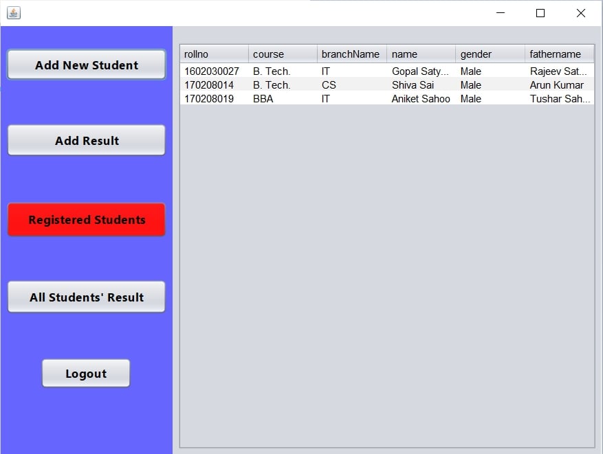 GitHub - gcthechamp/Student-Result-Management-System: This is a student ...