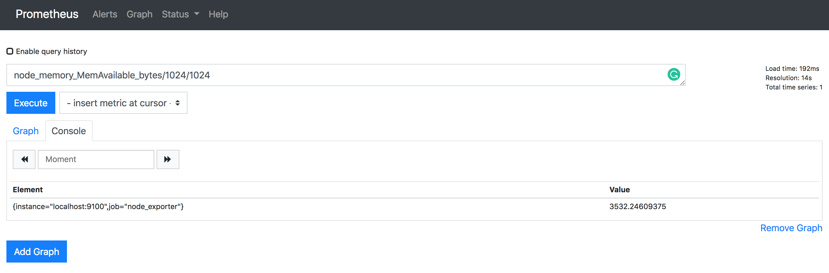 prometheus node exporter memory usage