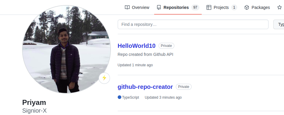 GitHub - Signior-X/github-repo-creator: Create Github Repo using GitHub ...