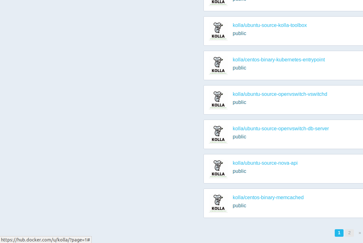 Pagination is broken · Issue #1544 · docker/hub-feedback · GitHub