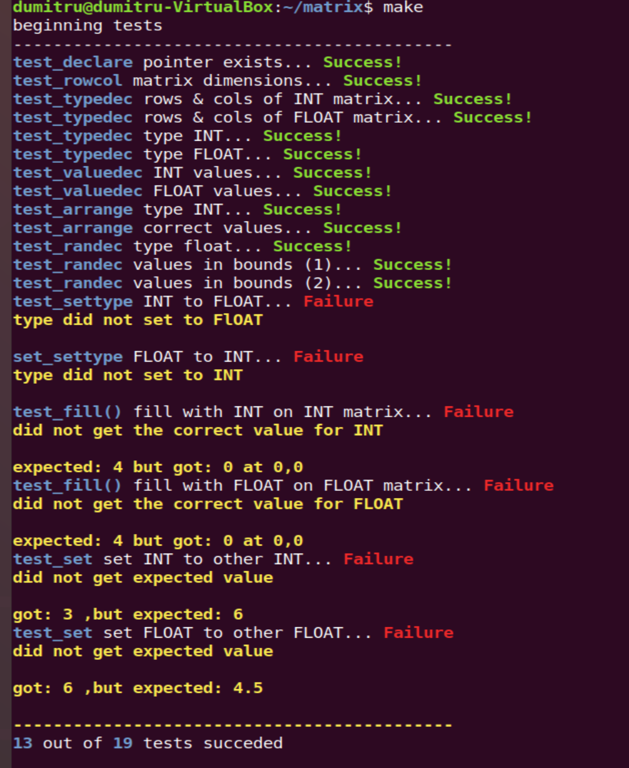 GitHub - dit555/Matrix: Allows for matrix opertations on 2d arrays (int ...