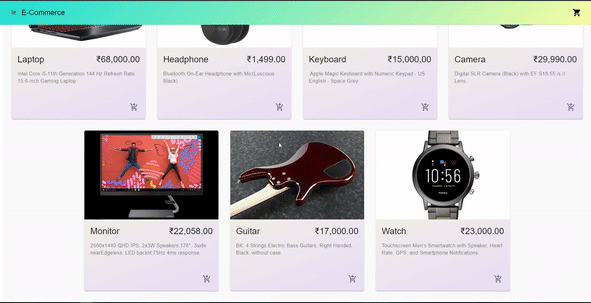 GitHub - bishalr0y/e-commerce: A functional E-Commerce application ...