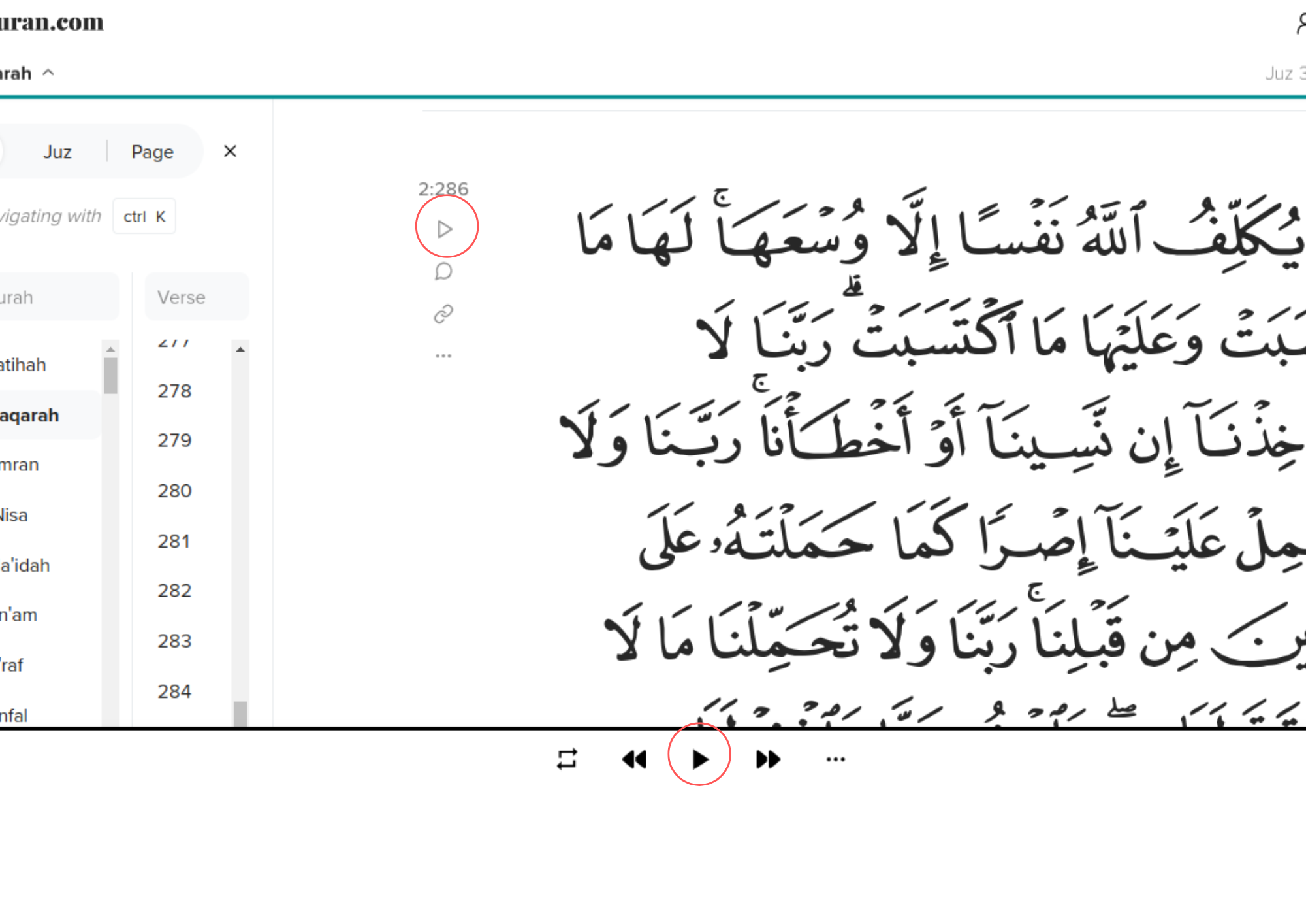[feature]: Two Play buttons do the same thing · Issue #1788 · quran ...