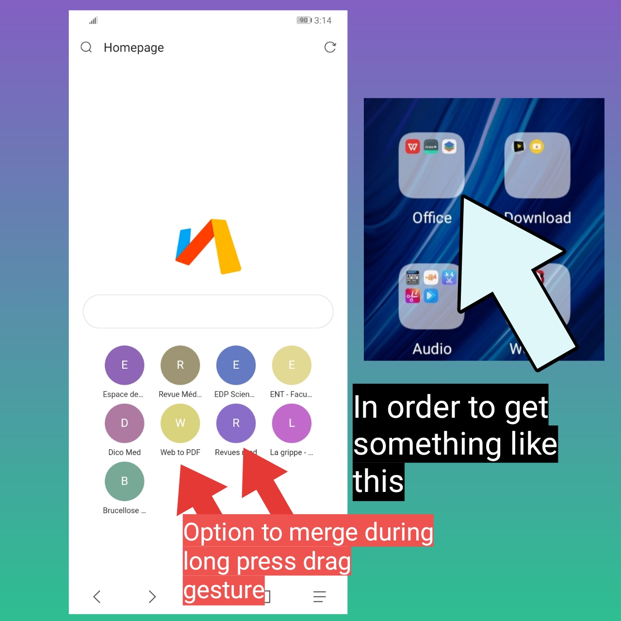 [Request]Merge bookmarks(display folders) on homepage · Issue 755