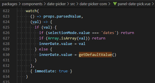 [Bug Report] ElDatePicker prop 'default-value' is not reactive · Issue ...