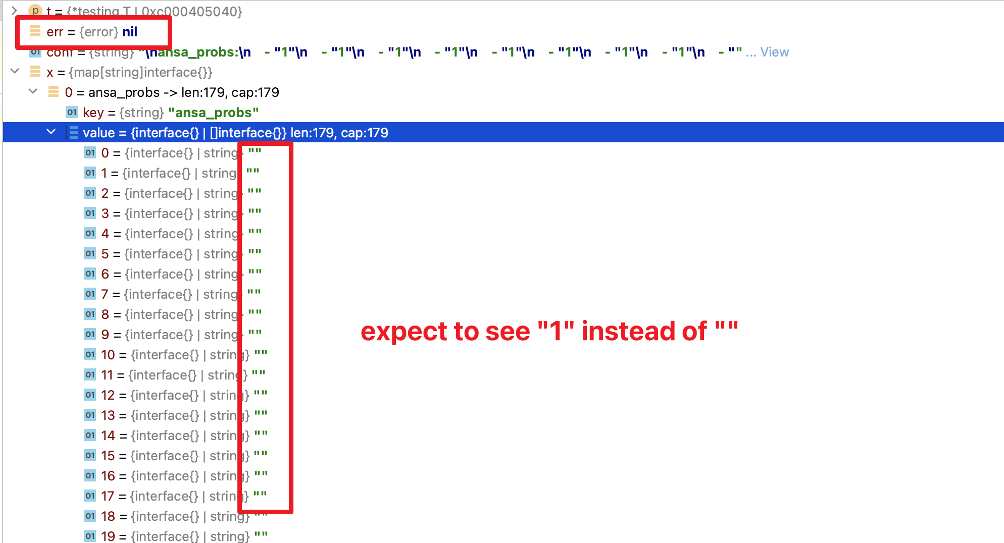 unmarshal arrary from yaml which length is huge behavior abnormal