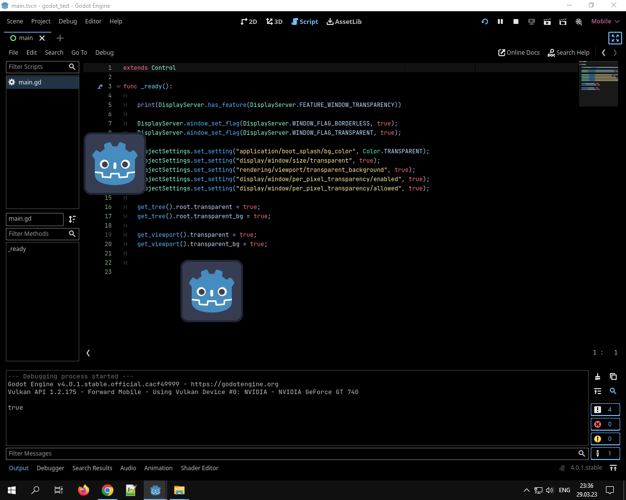 Can't set transparent background. · Issue #75425 · godotengine/godot ...