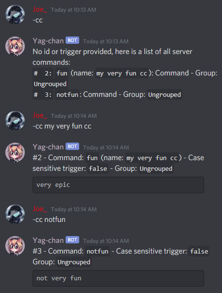 CC bot command
