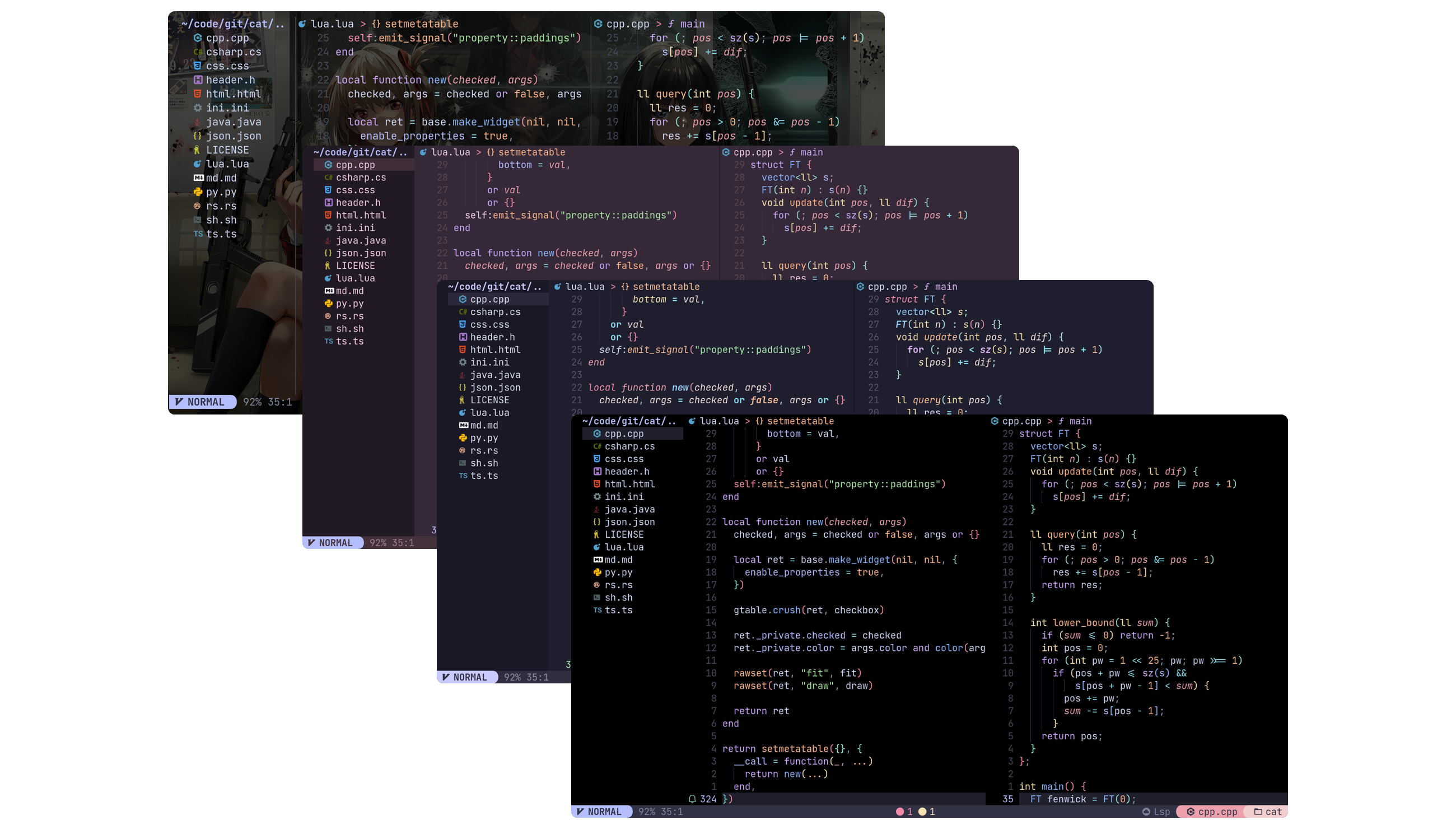Nvim Soothing Pastel Theme For Neo vim
