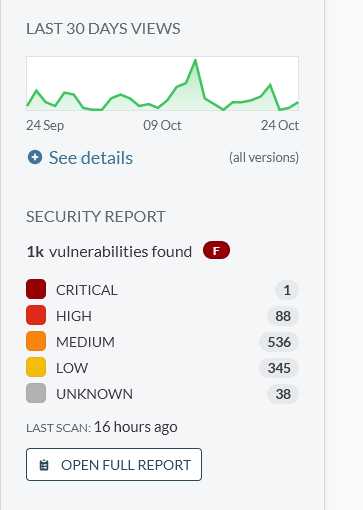 show in sidebar: Security over time · Issue #2442 · artifacthub/hub ...