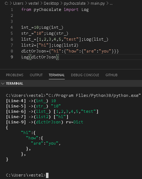 GitHub - kaankarakoc42/pyChocolate: awsome debugger for python