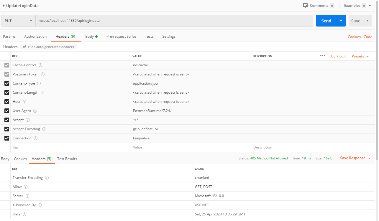 PUT and DELETE are not working. Get HTTP 405 error · Issue #18006 ...