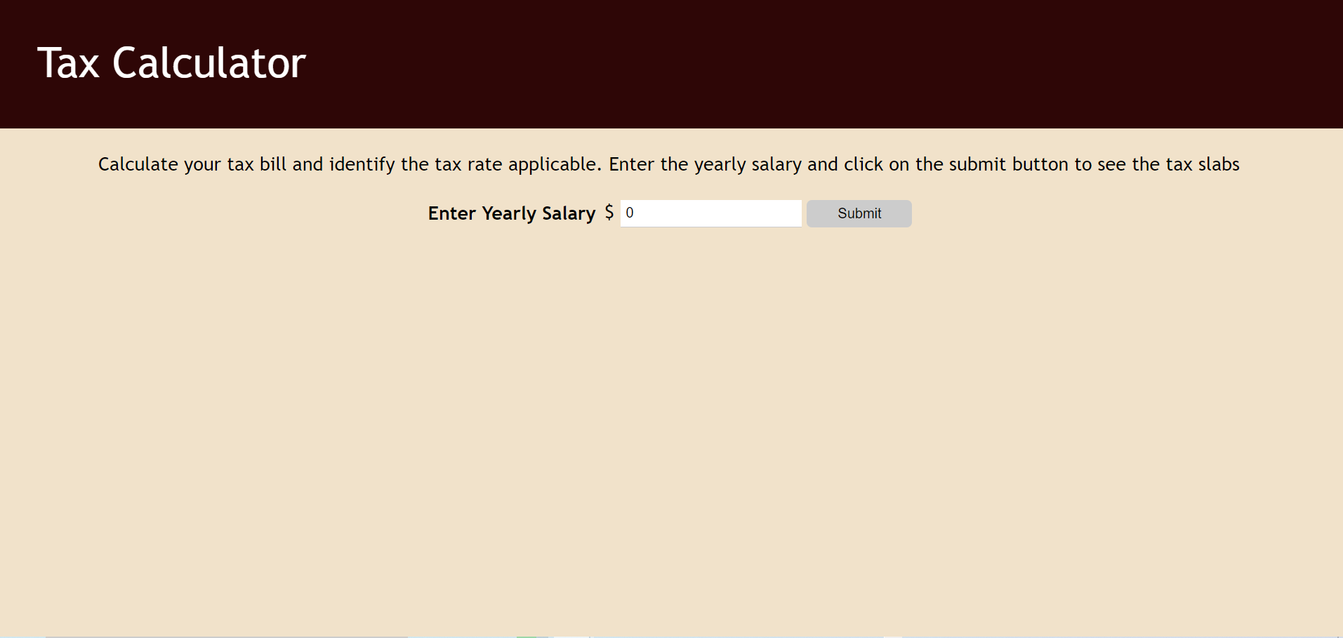 GitHub - Ramanpreet1992/TaxCalculator