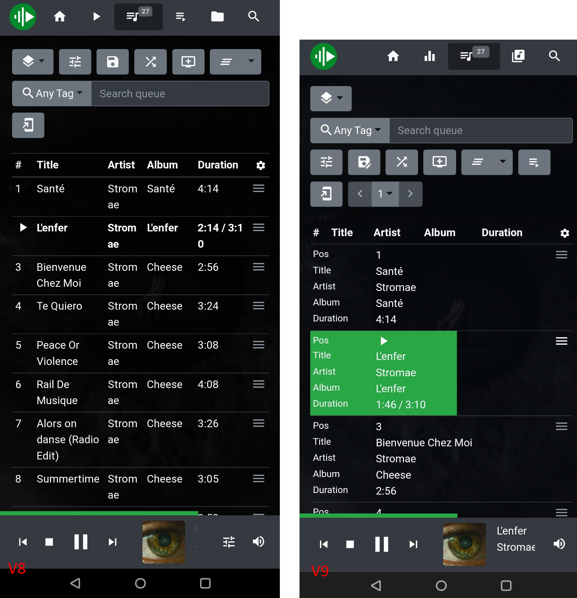 Mobile UI question · Issue #690 · jcorporation/myMPD · GitHub