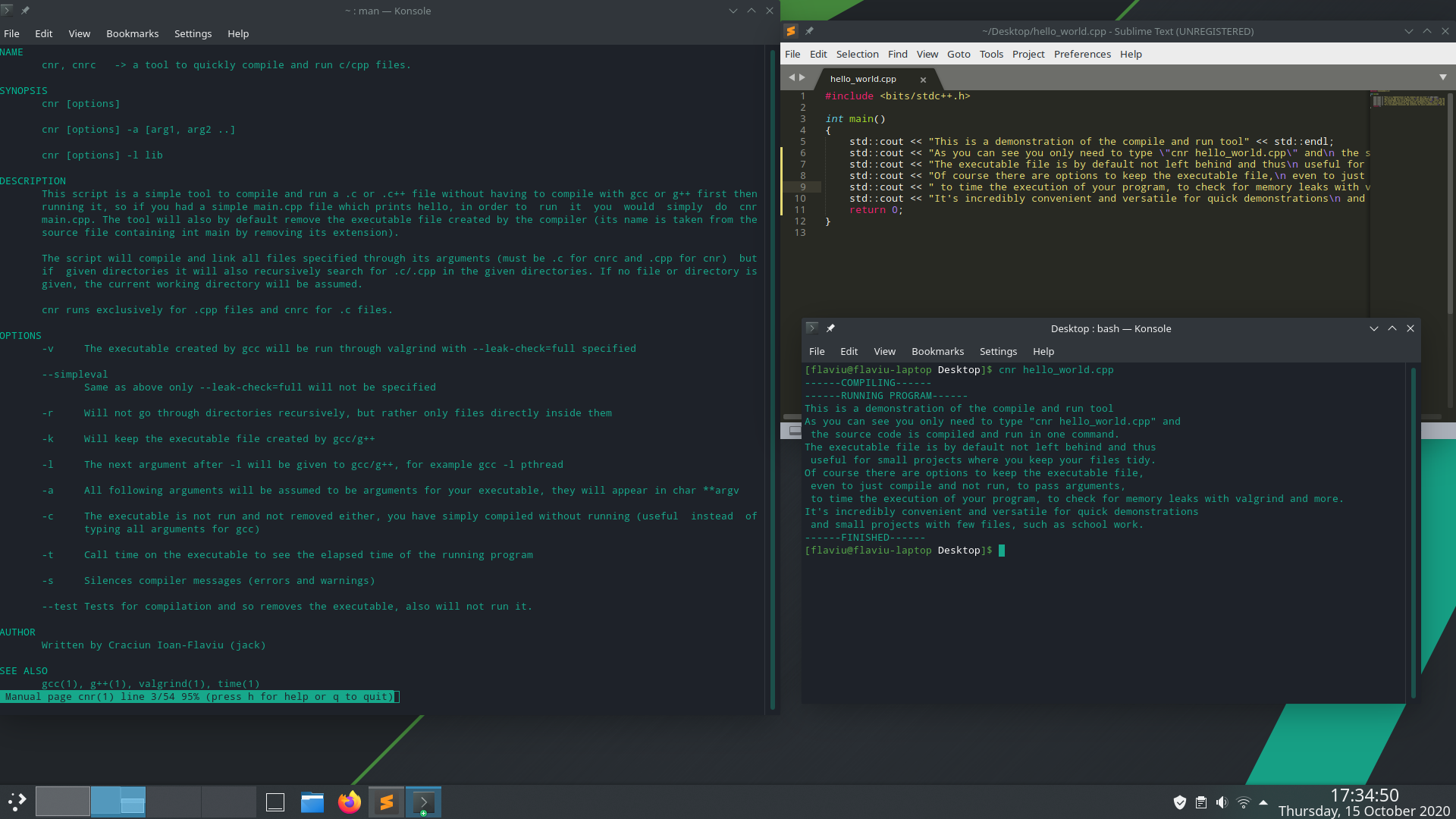 GitHub - flaviu2001/Cpp-Compile-Tool: Bash script which massively eases ...