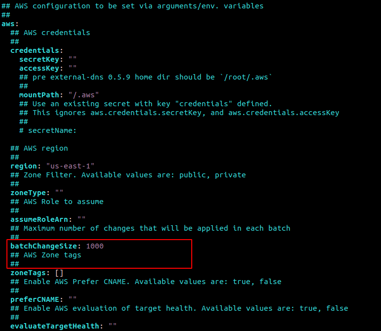 FR GlobalDNS/externaldns Allow setting of 'awsbatchchangesize' via Rancher UI · Issue